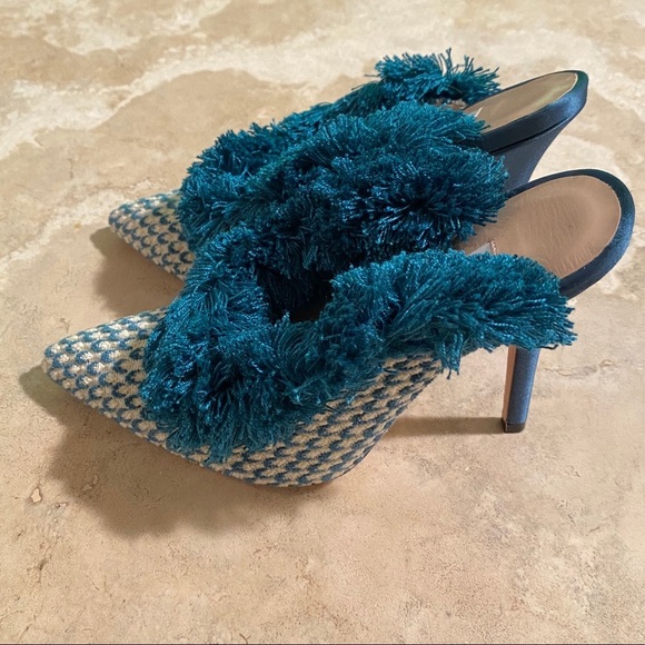 NEW Andrea Mondin pointed toe fringe vogue pump 5 - Picture 3 of 8